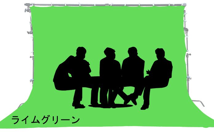 LG クロマキー ライムグリーン